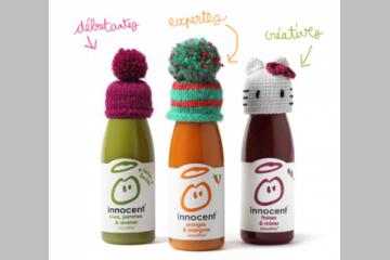 INNOCENT: plus de 300 000 bonnets coifferont  les bouteilles de smoothies